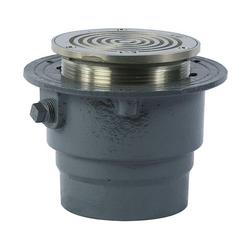 4 in. No Hub Cast Iron Nickel Bronze Cleanout
