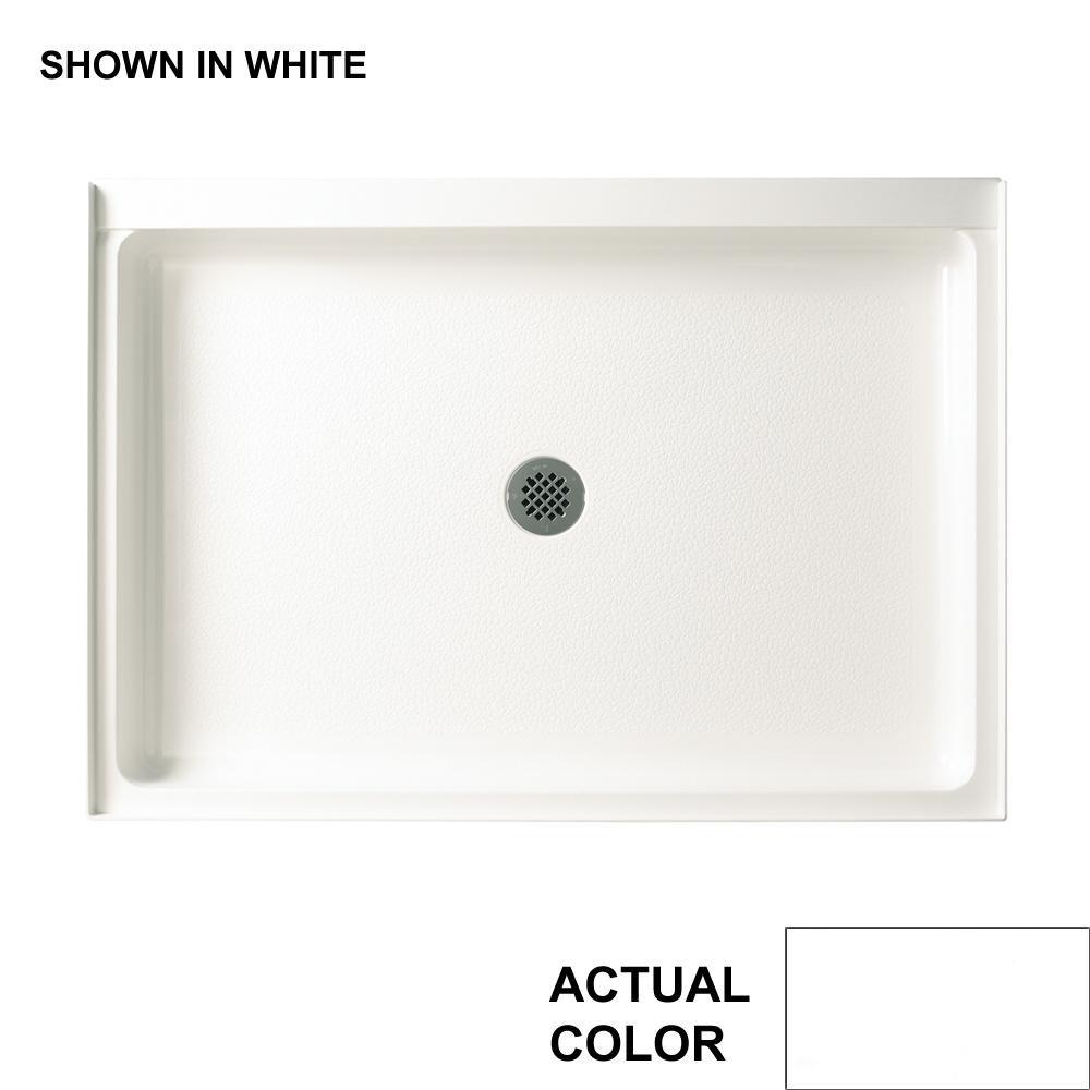 Swan Corporation White 34 x 48 in. Single Threshold Shower Base 