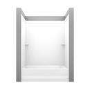 Swan Corporation White 60 x 60 in. 3-Panel Composite and Engineered Stone Wall Shower Wall Kit 