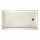Bisque 32 x 60 in. Single Threshold Shower Receptor with Right Hand Drain 