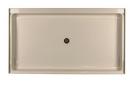 34 in. x 60 in. Shower Base with Center Drain in White