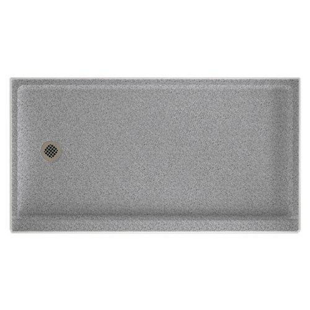 Swan Corporation Granite Grey 66 x 37 in. Shower Floor 