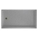 Swan Corporation Granite Grey 66 x 37 in. Shower Floor 