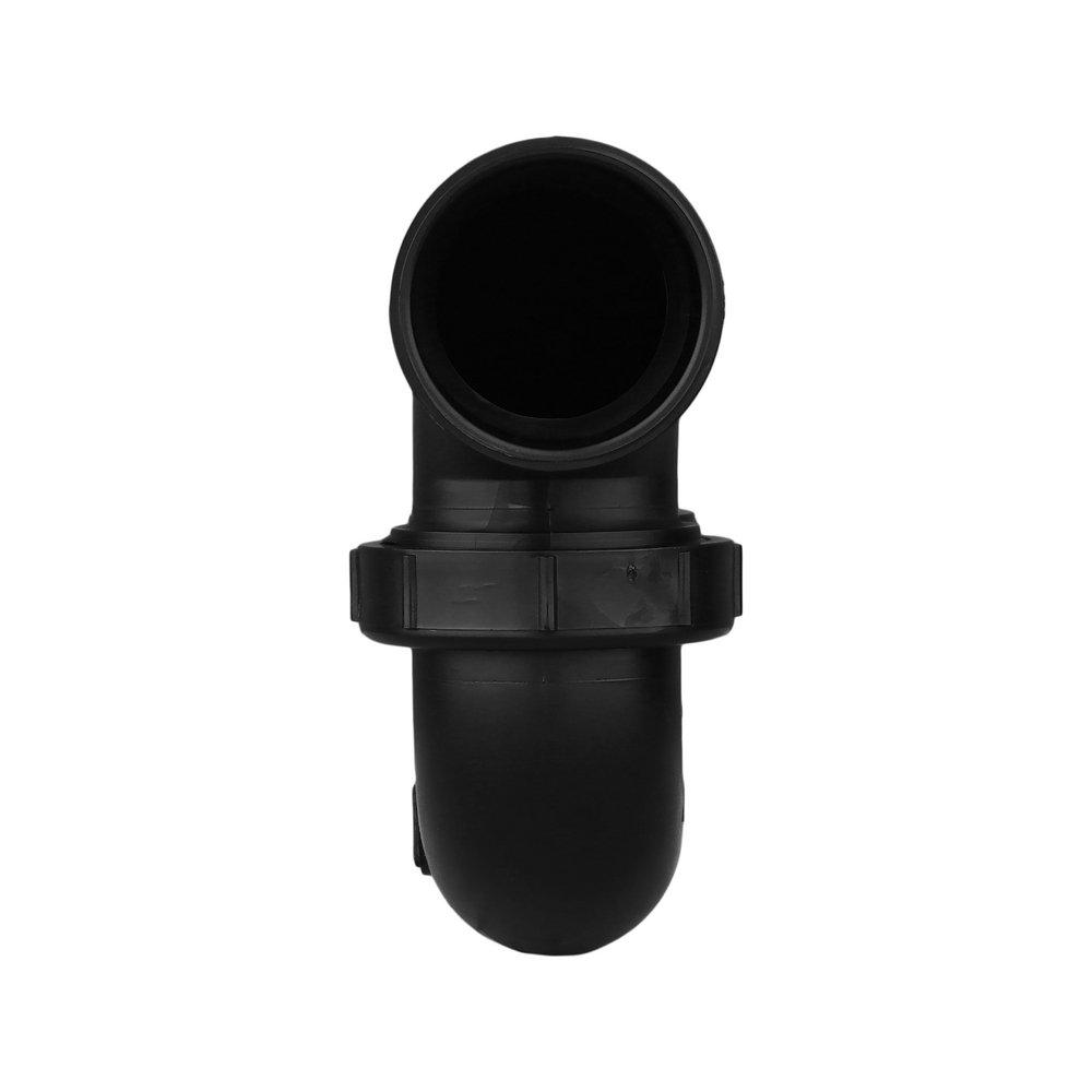 Black ABS DWV Union P-Trap With Plastic Nut 