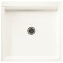 Swan Corporation White 36 x 36 in. Composite Square Shower Base with Center Drain 