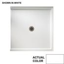 Swan Corporation White 38 x 37 in. Veritek Rectangle Shower Base with Center Drain 
