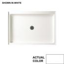 32 in. x 48 in. Shower Base with Center Drain in White