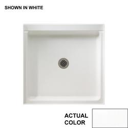 36 in. x 36 in. Shower Base with Center Drain in White