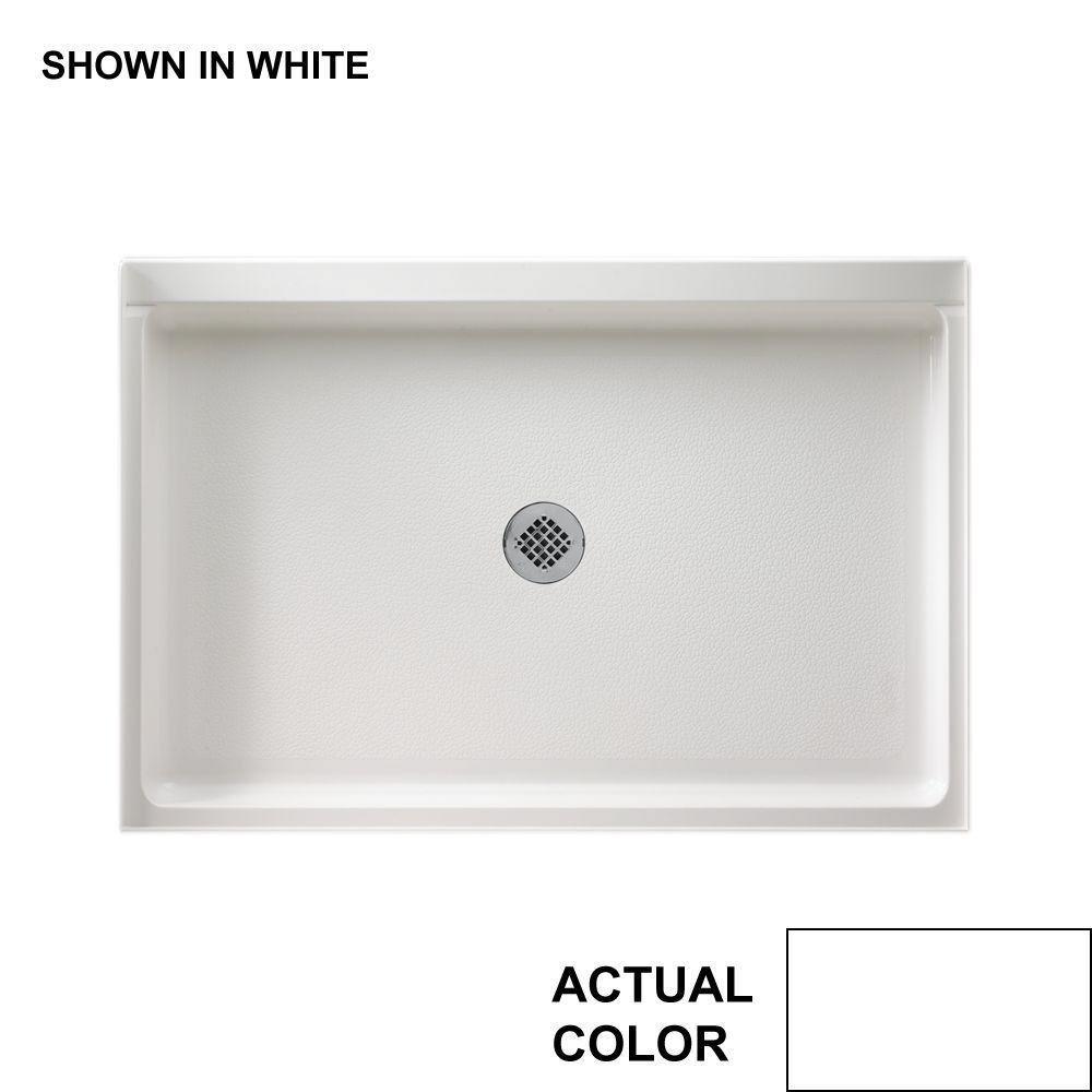 Swan Corporation White 32 x 48 in. Single Threshold Shower Base 