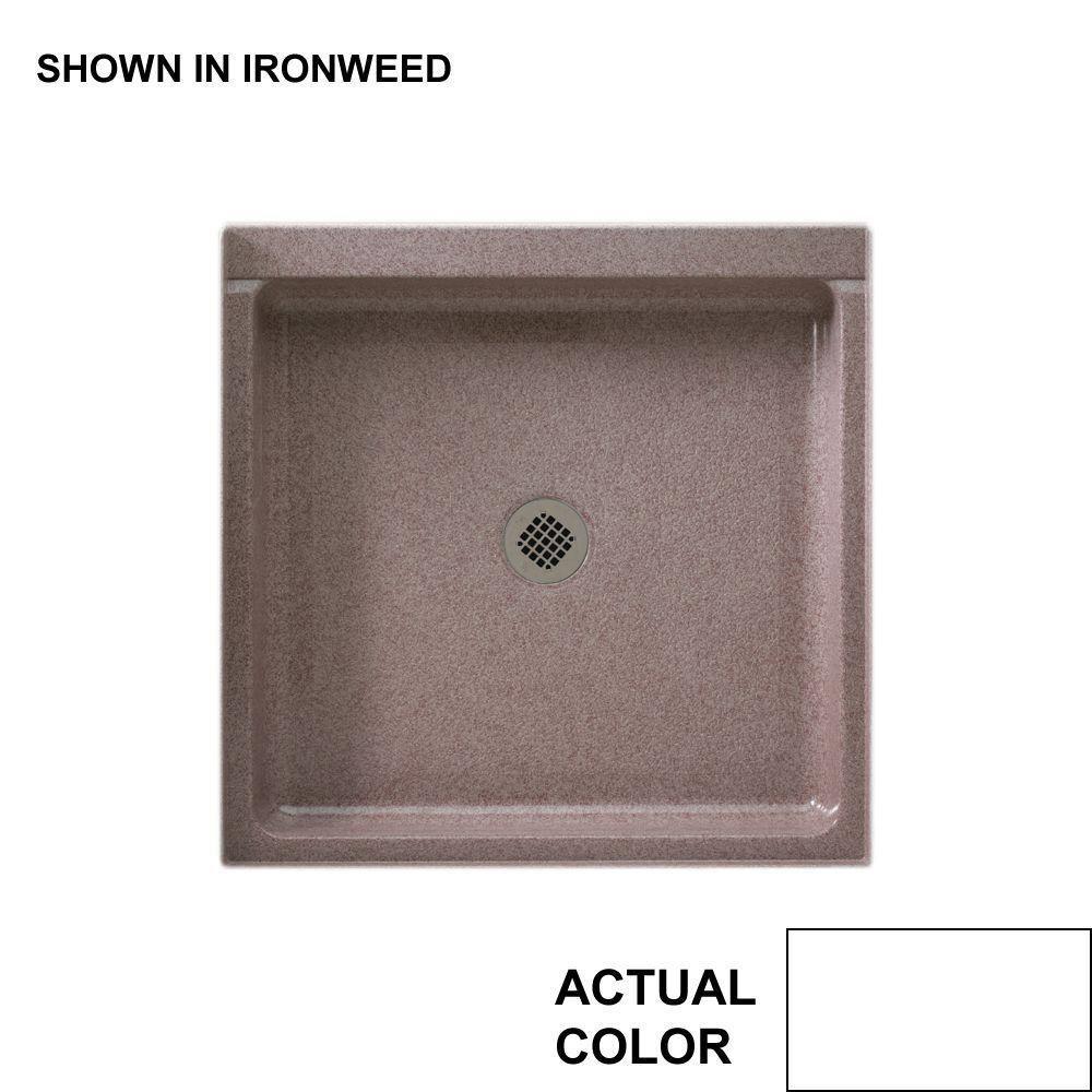 Swan Corporation White 36 in. Square Shower Base 