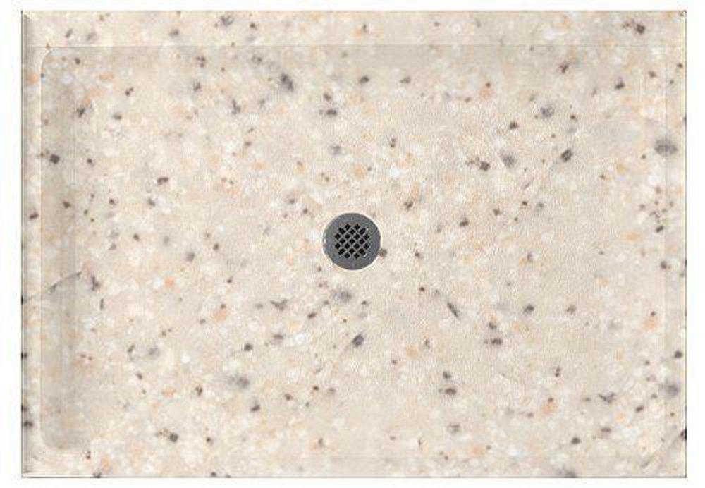 Bermuda Sand Shower Floor with Center Drain 