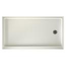 32 x 60 in. Veritek Rectangle Shower Base with Right Drain in Bisque