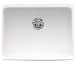 23-5/8 in. Undermount Farmhouse Fireclay Single Bowl Kitchen Sink in White