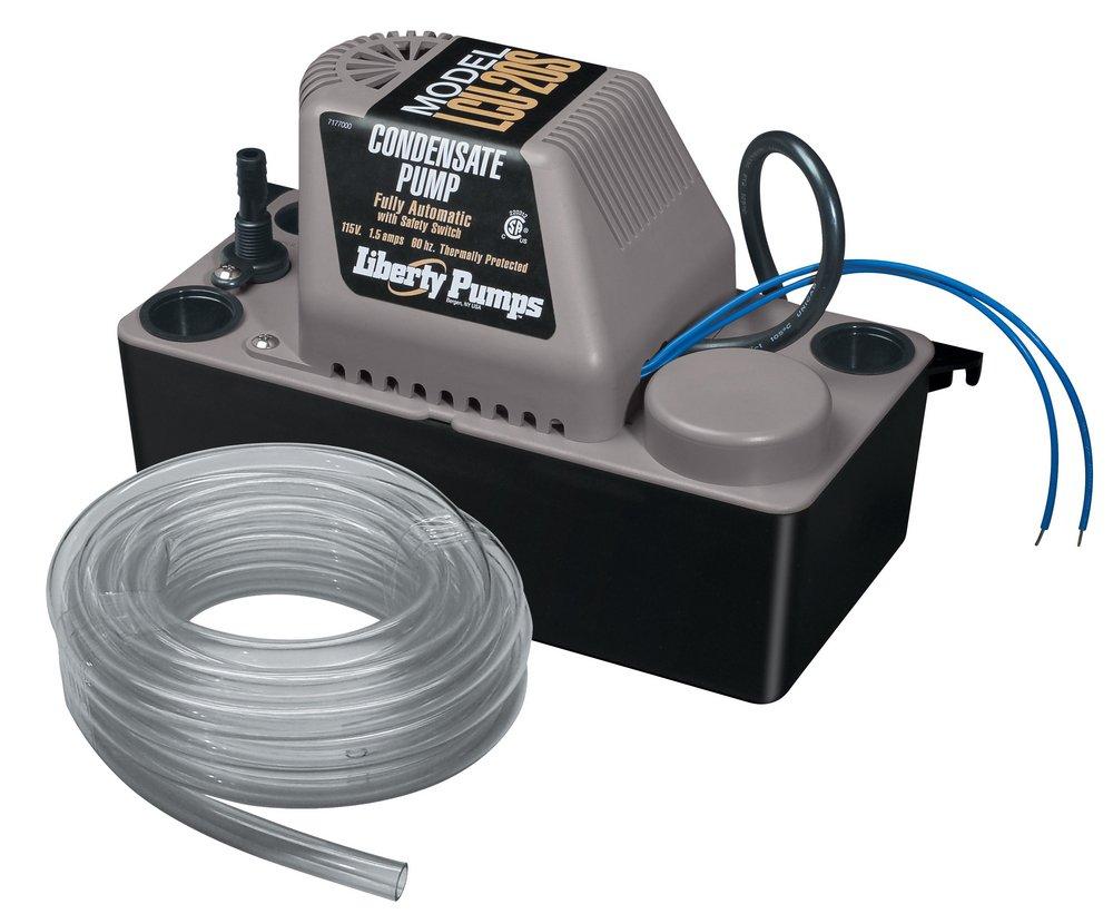Liberty Pumps Grey 1.5A 1/30 hp ABS Condensate Pump with Tubing 