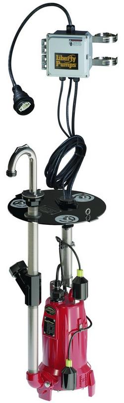 2 hp 208/230 V Grinder Pump with 1 Pump Housing