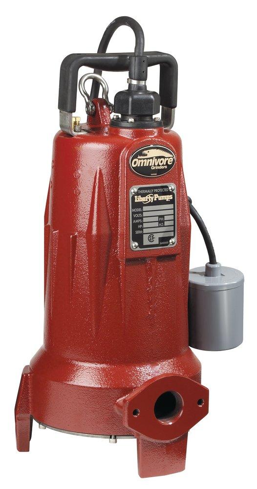 Liberty Pumps 2 hp 208/230V 3-phase Submersible Grinder Pump with 35 ft. Cord 