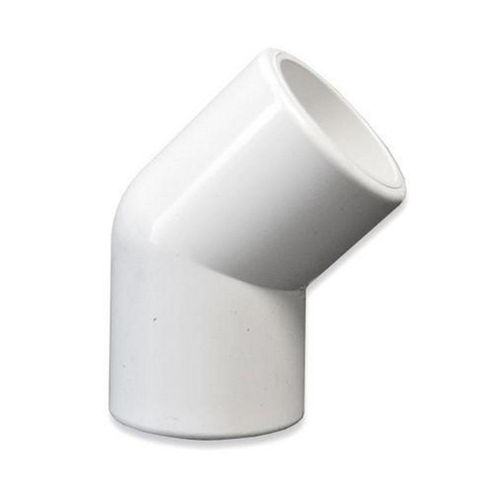 Black IPS Fabricated Straight DR 7 and CL200 HDPE 45 Degree Elbow 3-Piece 