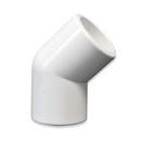 Black IPS Fabricated Straight DR 7 and CL200 HDPE 45 Degree Elbow 3-Piece 