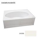 60 x 42 in. Acrylic Rectangle Drop-In or Skirted Bathtub with Right Drain in Oyster