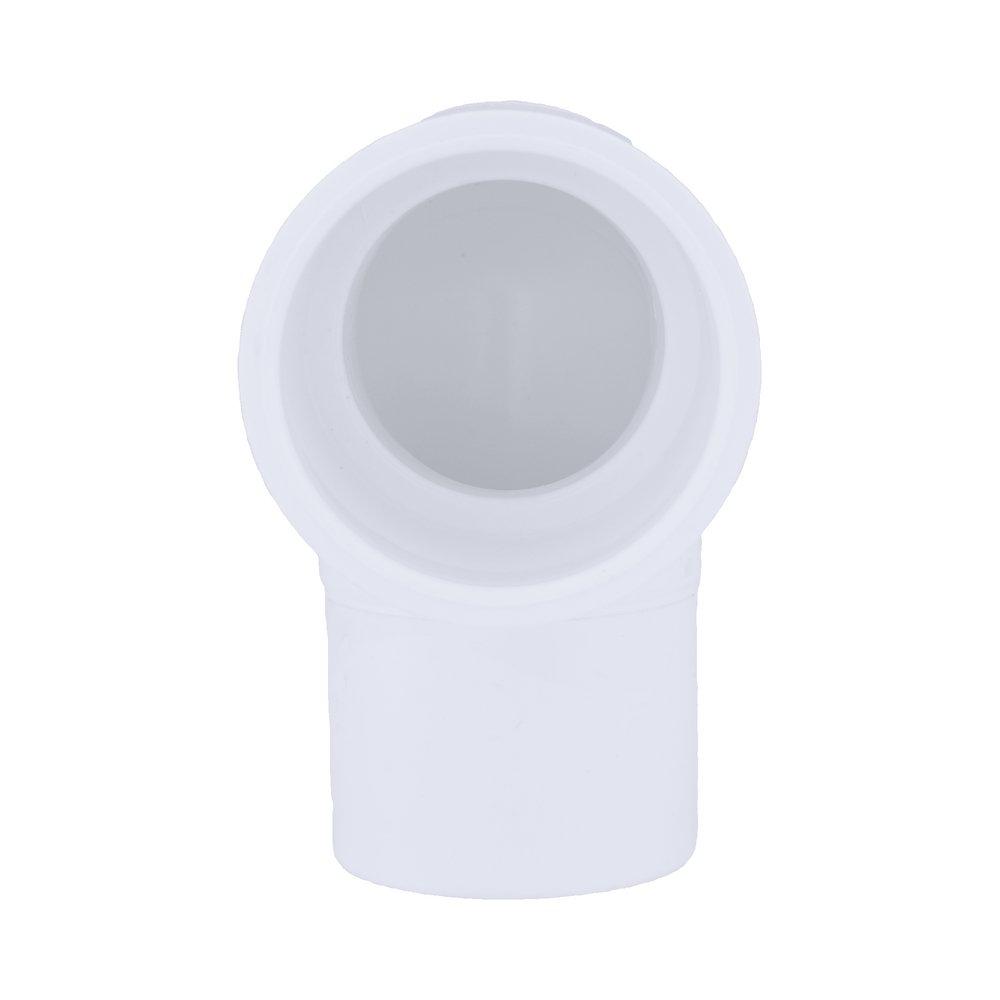 White PVC Schedule 40 90&deg; Street Elbow 
