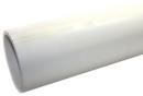 White 20 ft. Plain End Plastic Drainage Pipe 