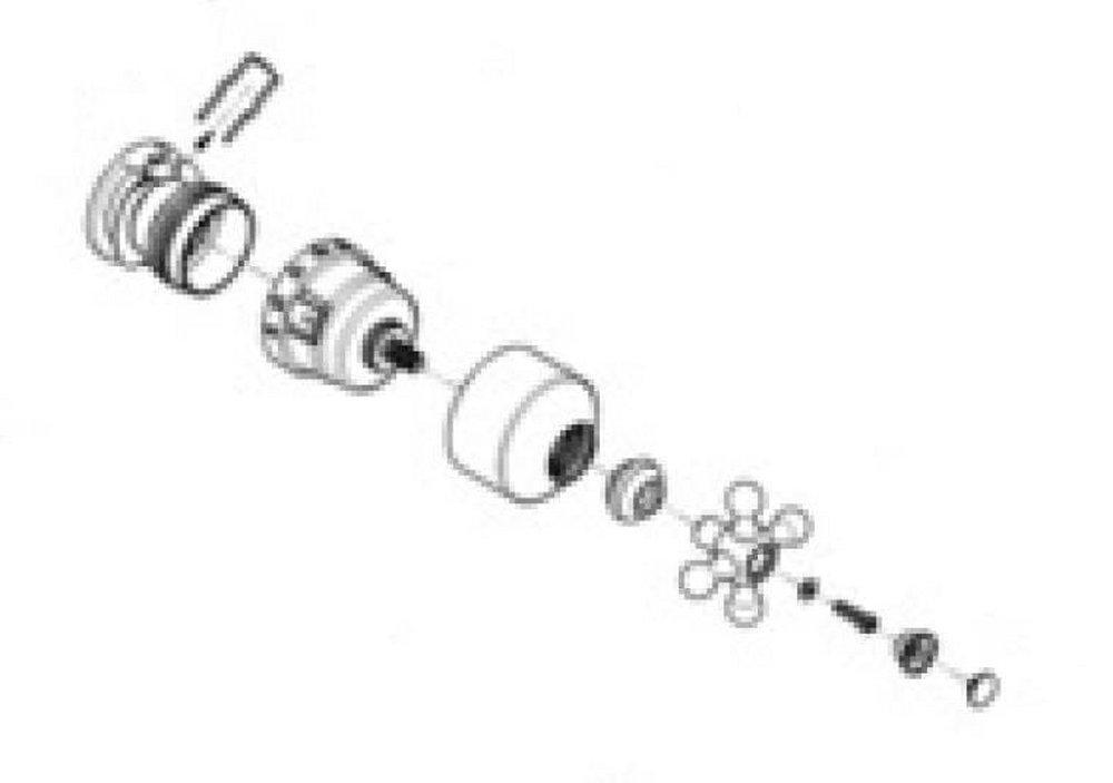 GROHE StarLight&reg; Chrome Brass Handle 