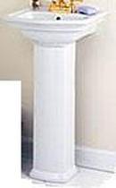 Barclay Products Limited White Small Pedestal Lavatory Column 
