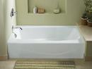 KOHLER White 60 x 30-1/4 in. Soaker Alcove Bathtub Left Drain 