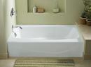KOHLER White 60 x 30-1/4 in. Soaker Alcove Bathtub Left Drain 