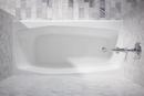 KOHLER White 60 x 30-1/4 in. Soaker Alcove Bathtub Left Drain 