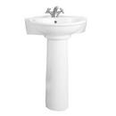 Barclay Products Limited White 1-Hole Pedestal Lavatory Sink 