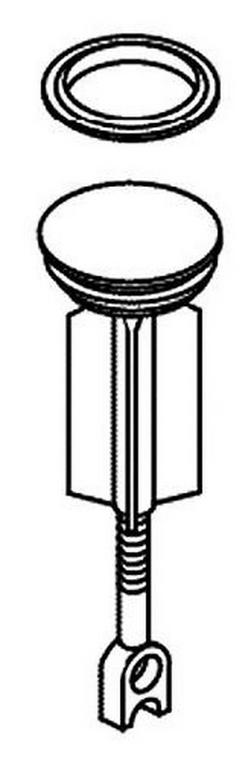 Plunger Assembly, Brass Oil Rubbed Bronze