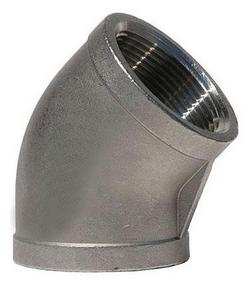 1/2 in. Socket Weld 150# 304 Stainless Steel 45 Degree Elbow