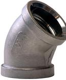 3/4 in. FNPT 150# Socket Global 304 Stainless Steel 45 Degree Elbow