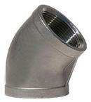 2 in. FNPT 150# Socket Global 304 Stainless Steel 45 Degree Elbow