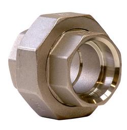1/2 x 1-13/20 in. FNPT 150# Global 304 Stainless Steel Union