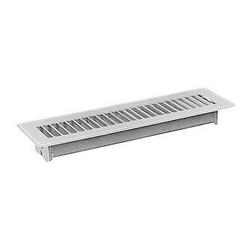 2 x 12 in. Floor Register in White Steel