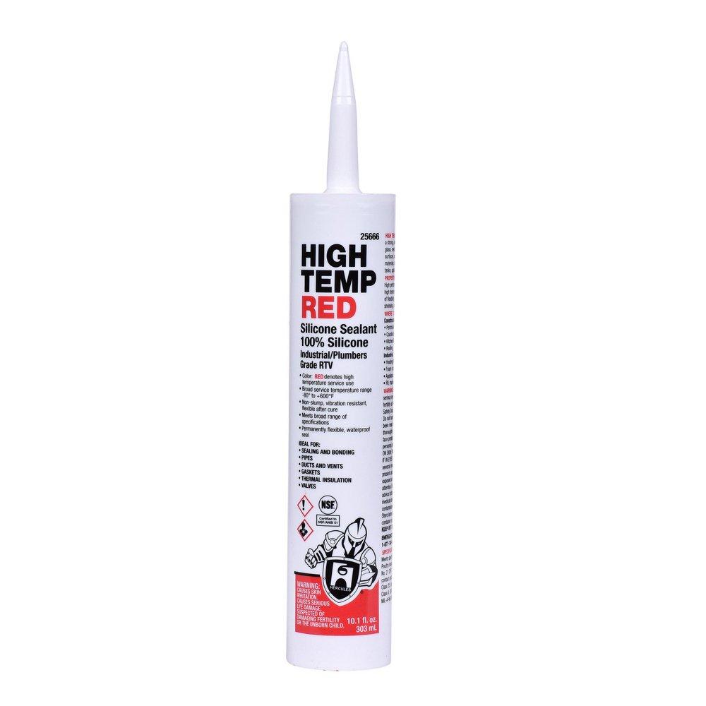 Hercules&reg; Red 10.1 oz. High Temperature Silicone Sealant 