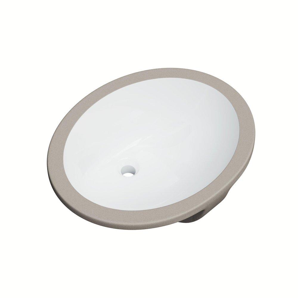 PROFLO&reg; White 15 x 12 in. Undermount Bathroom Sink 