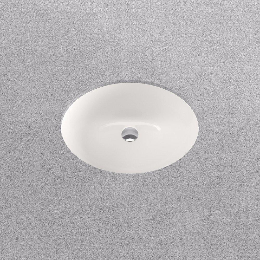 PROFLO&reg; White 15 x 12 in. Undermount Bathroom Sink 