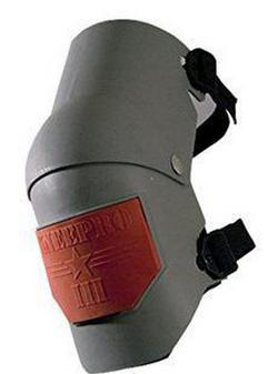 Metal and Plastic Knee Pad in Grey