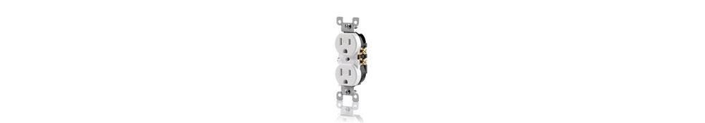 LEVITON Ivory 15A Resistant Duplex Receptacle 