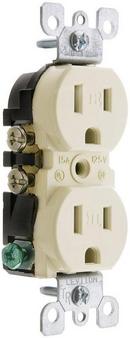 15A 125V Duplex Tamper-Resistant GFCI Receptacle in Light Almond