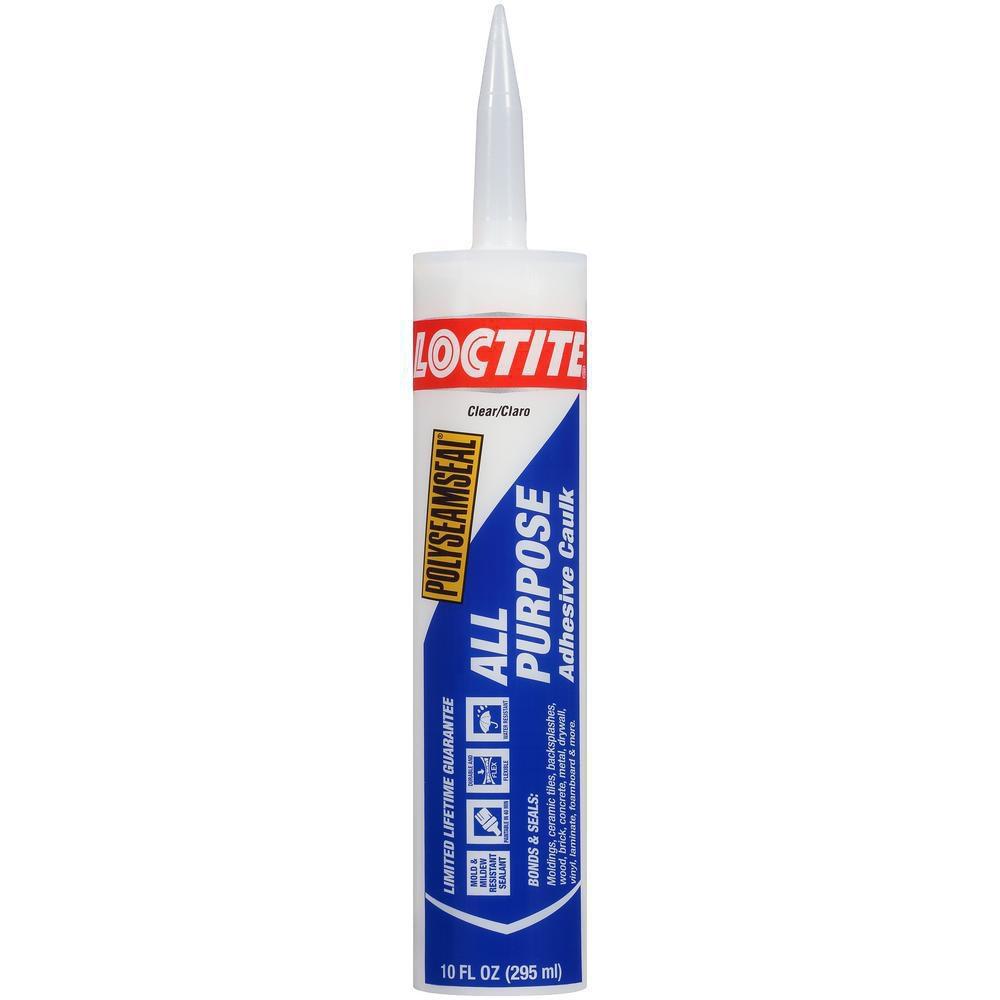O S I Sealants Clear Polyseam Sealant All Purpose Caulk in Clear 