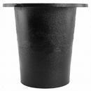 Black 4 in. No-Hub Cast Iron Closet Flange 