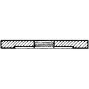 125# Blind Global Asphaltic and Fusion Bonded Epoxy C110 Ductile Iron AWWA Full Body Tap Flange with Double Cement Lined 