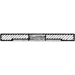 6 in. 125# Blind Global Asphaltic and Fusion Bonded Epoxy C110 Ductile Iron AWWA Full Body Tap Flange with Double Cement Lined