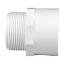 White PVC Schedule 40 Male Adapter 