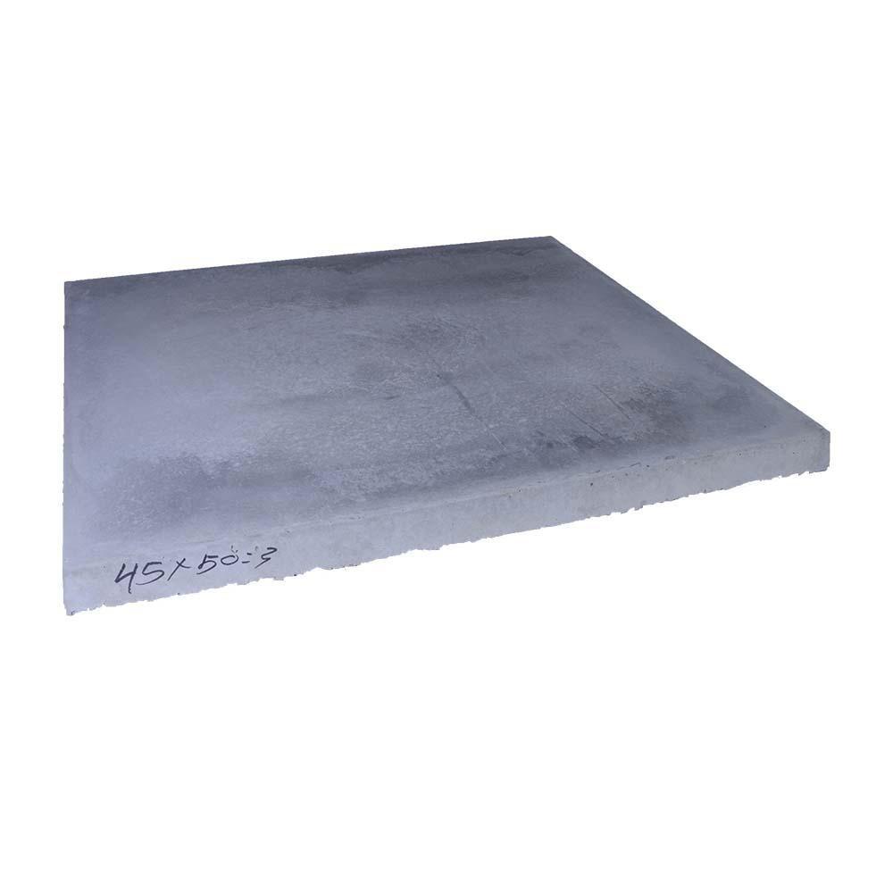 DiversiTech&reg; Grey 16 in x 36 in x 3 in Equipment Pad 125 lbs Concrete, Plastic and Steel 