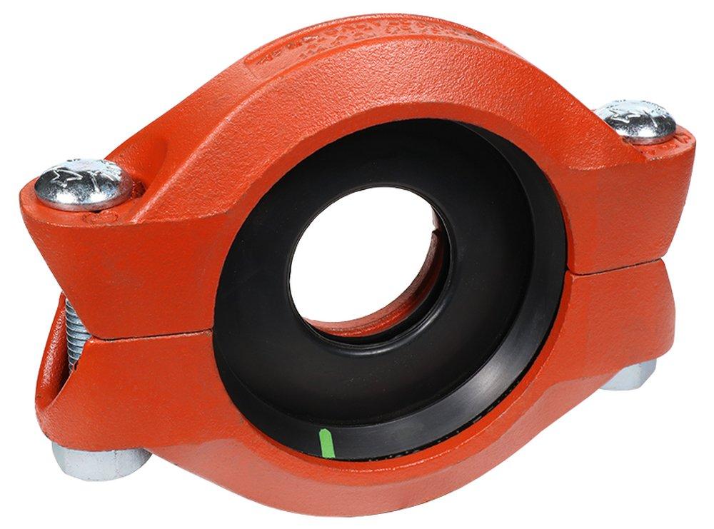 Gruvlok Grooved Black Ductile Iron Reducing Coupling with E Gasket 